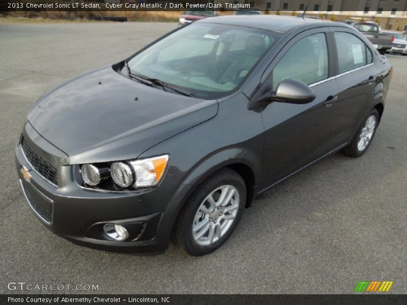 Cyber Gray Metallic / Dark Pewter/Dark Titanium 2013 Chevrolet Sonic LT Sedan