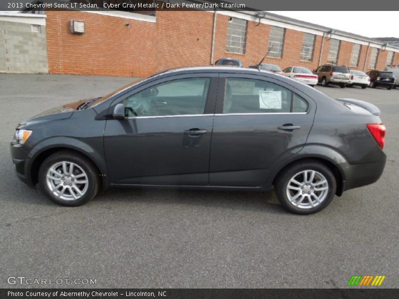 Cyber Gray Metallic / Dark Pewter/Dark Titanium 2013 Chevrolet Sonic LT Sedan
