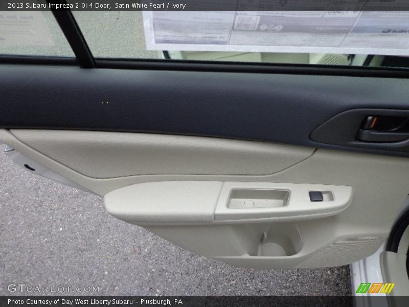 Door Panel of 2013 Impreza 2.0i 4 Door