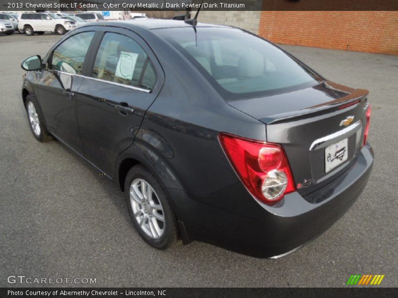 Cyber Gray Metallic / Dark Pewter/Dark Titanium 2013 Chevrolet Sonic LT Sedan