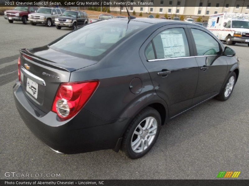 Cyber Gray Metallic / Dark Pewter/Dark Titanium 2013 Chevrolet Sonic LT Sedan
