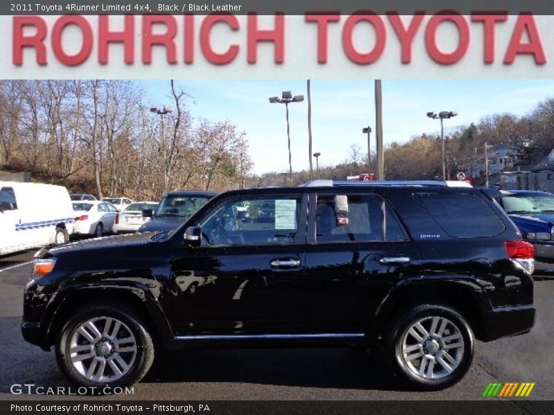 Black / Black Leather 2011 Toyota 4Runner Limited 4x4