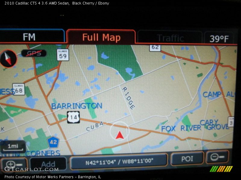 Black Cherry / Ebony 2010 Cadillac CTS 4 3.6 AWD Sedan