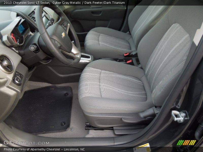 Cyber Gray Metallic / Dark Pewter/Dark Titanium 2013 Chevrolet Sonic LT Sedan