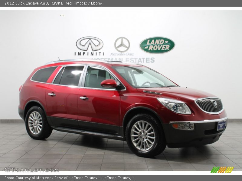 Crystal Red Tintcoat / Ebony 2012 Buick Enclave AWD