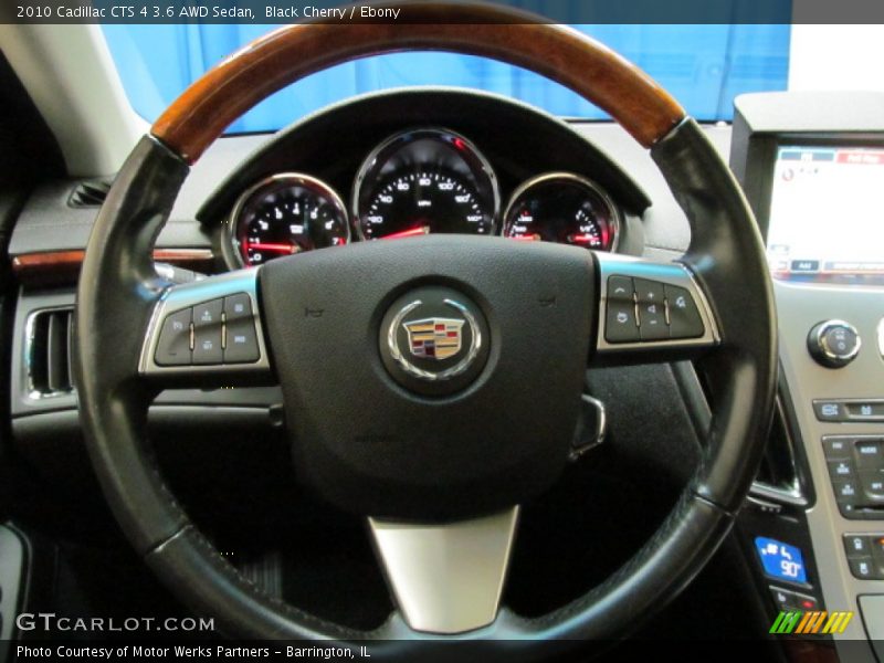Black Cherry / Ebony 2010 Cadillac CTS 4 3.6 AWD Sedan