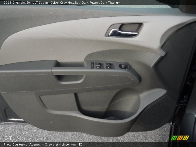 Cyber Gray Metallic / Dark Pewter/Dark Titanium 2013 Chevrolet Sonic LT Sedan