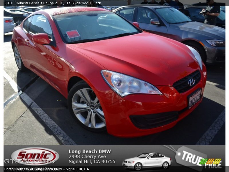 Tsukuba Red / Black 2010 Hyundai Genesis Coupe 2.0T