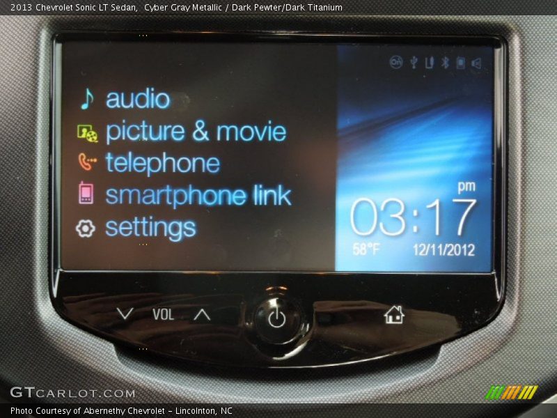 Cyber Gray Metallic / Dark Pewter/Dark Titanium 2013 Chevrolet Sonic LT Sedan