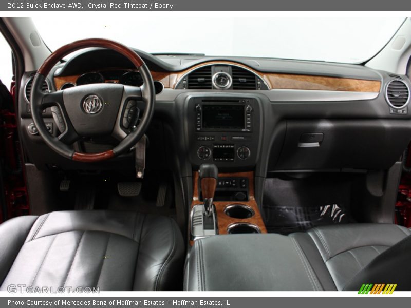 Crystal Red Tintcoat / Ebony 2012 Buick Enclave AWD