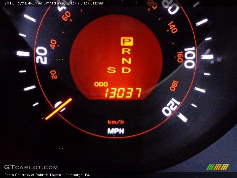 Black / Black Leather 2011 Toyota 4Runner Limited 4x4
