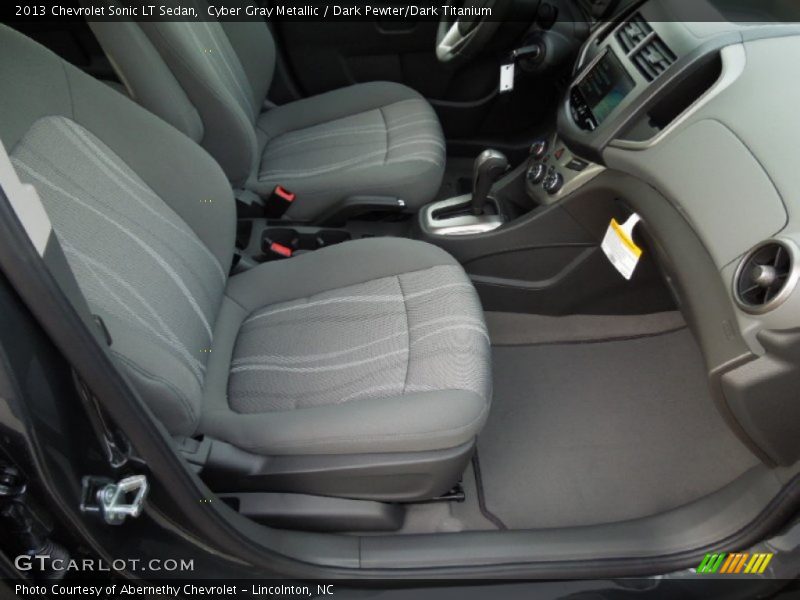 Cyber Gray Metallic / Dark Pewter/Dark Titanium 2013 Chevrolet Sonic LT Sedan