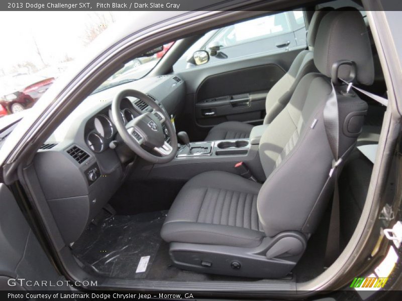 Pitch Black / Dark Slate Gray 2013 Dodge Challenger SXT