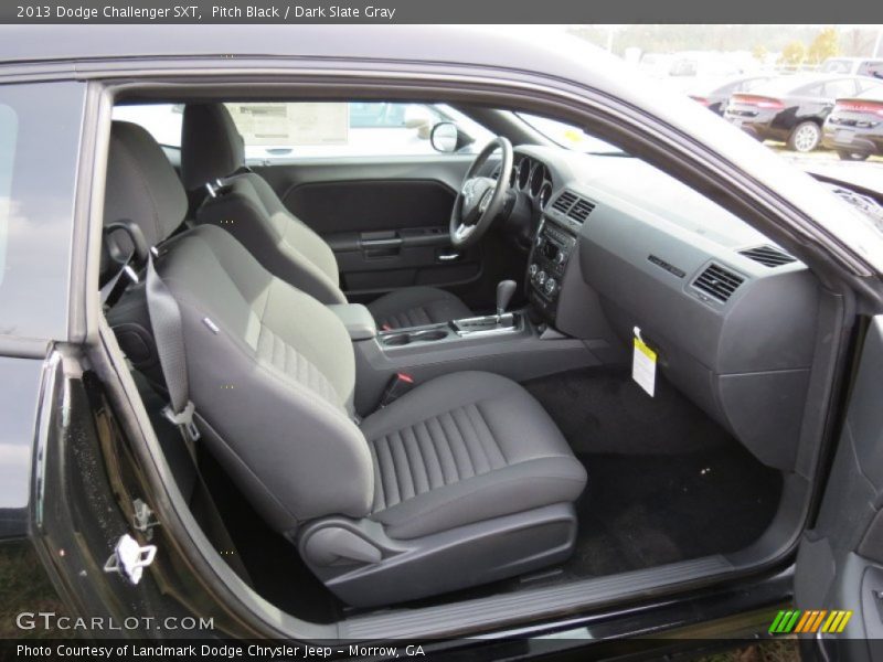 Pitch Black / Dark Slate Gray 2013 Dodge Challenger SXT
