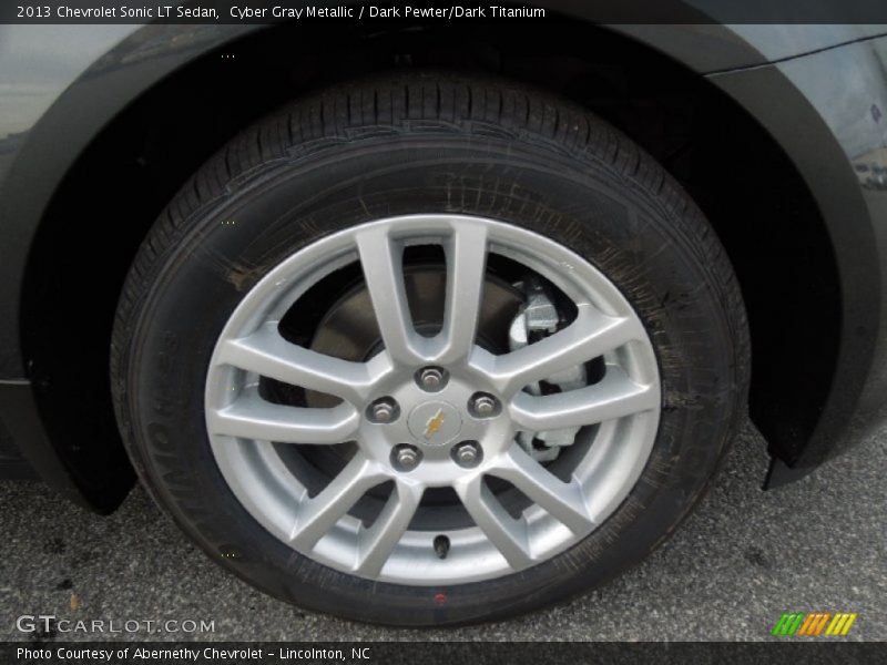 Cyber Gray Metallic / Dark Pewter/Dark Titanium 2013 Chevrolet Sonic LT Sedan