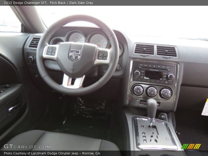 Pitch Black / Dark Slate Gray 2013 Dodge Challenger SXT