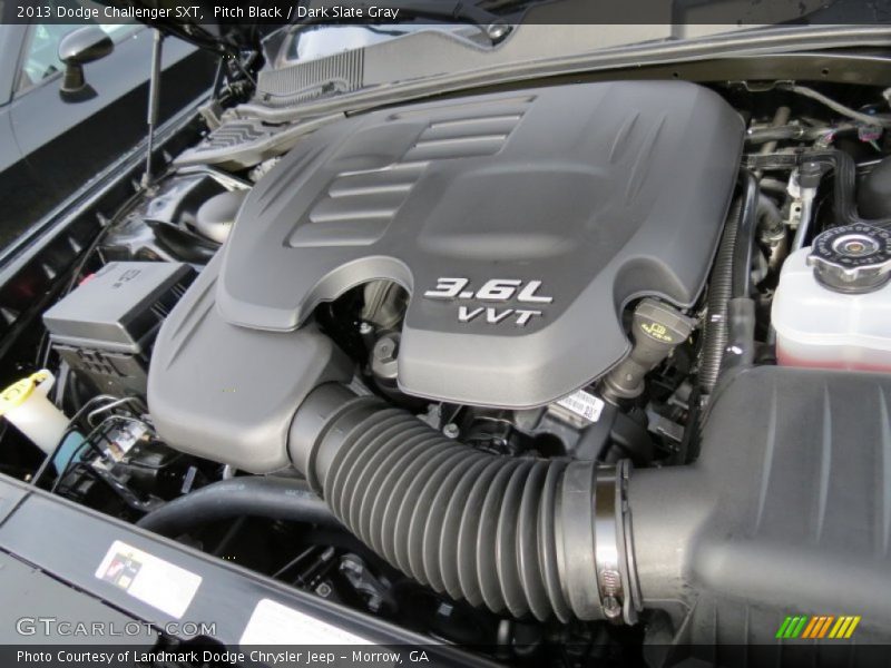 Pitch Black / Dark Slate Gray 2013 Dodge Challenger SXT