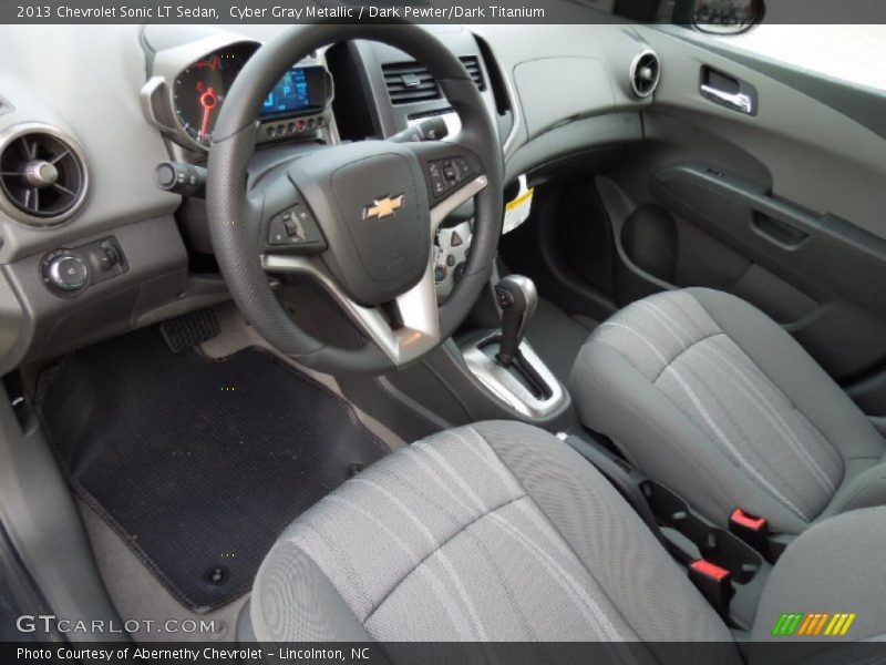 Cyber Gray Metallic / Dark Pewter/Dark Titanium 2013 Chevrolet Sonic LT Sedan