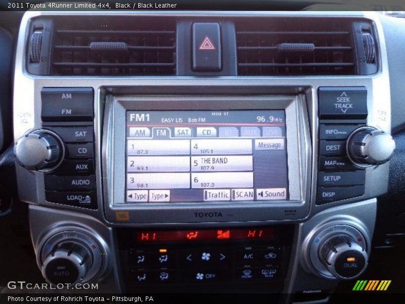 Black / Black Leather 2011 Toyota 4Runner Limited 4x4