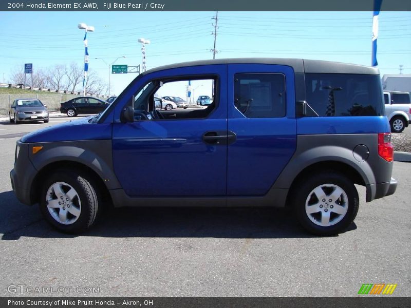 Fiji Blue Pearl / Gray 2004 Honda Element EX AWD