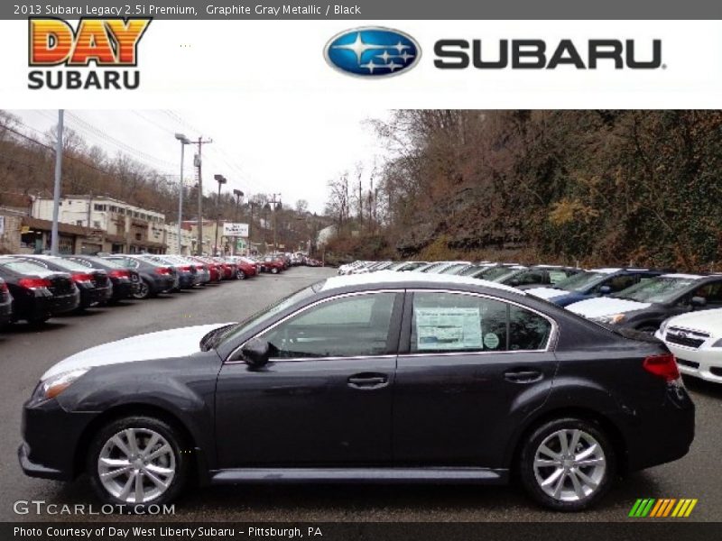Graphite Gray Metallic / Black 2013 Subaru Legacy 2.5i Premium