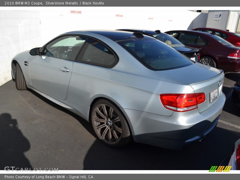 Silverstone Metallic / Black Novillo 2010 BMW M3 Coupe