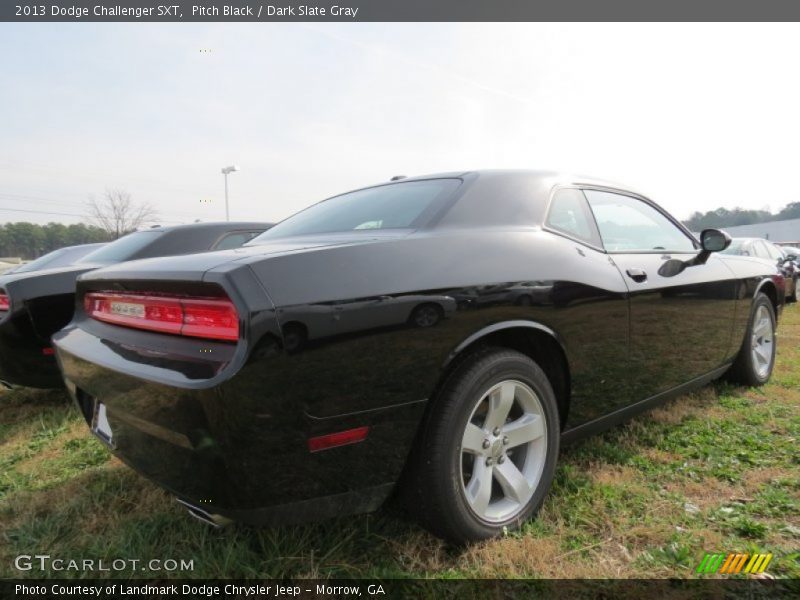 Pitch Black / Dark Slate Gray 2013 Dodge Challenger SXT