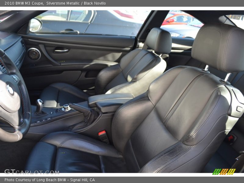Silverstone Metallic / Black Novillo 2010 BMW M3 Coupe