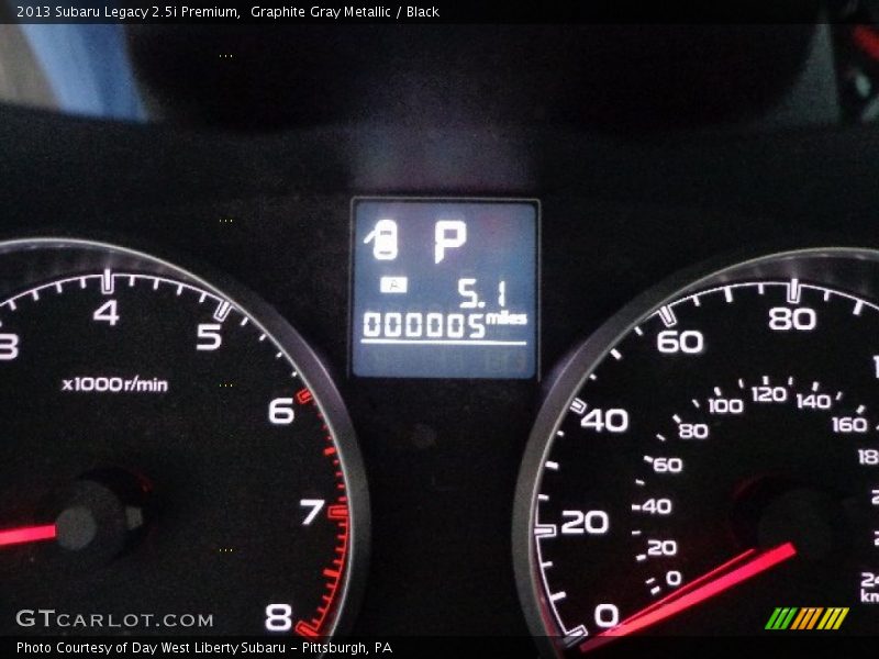 Graphite Gray Metallic / Black 2013 Subaru Legacy 2.5i Premium