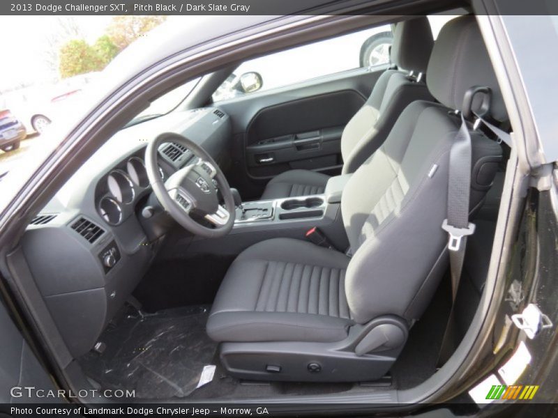 Pitch Black / Dark Slate Gray 2013 Dodge Challenger SXT
