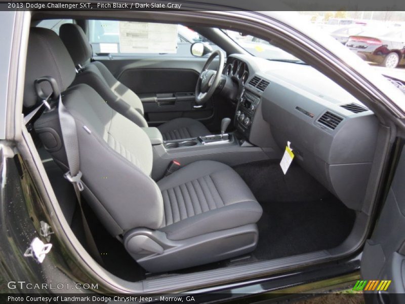 Pitch Black / Dark Slate Gray 2013 Dodge Challenger SXT