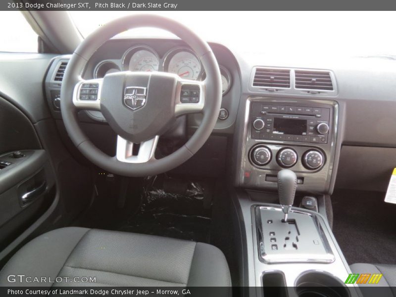 Pitch Black / Dark Slate Gray 2013 Dodge Challenger SXT