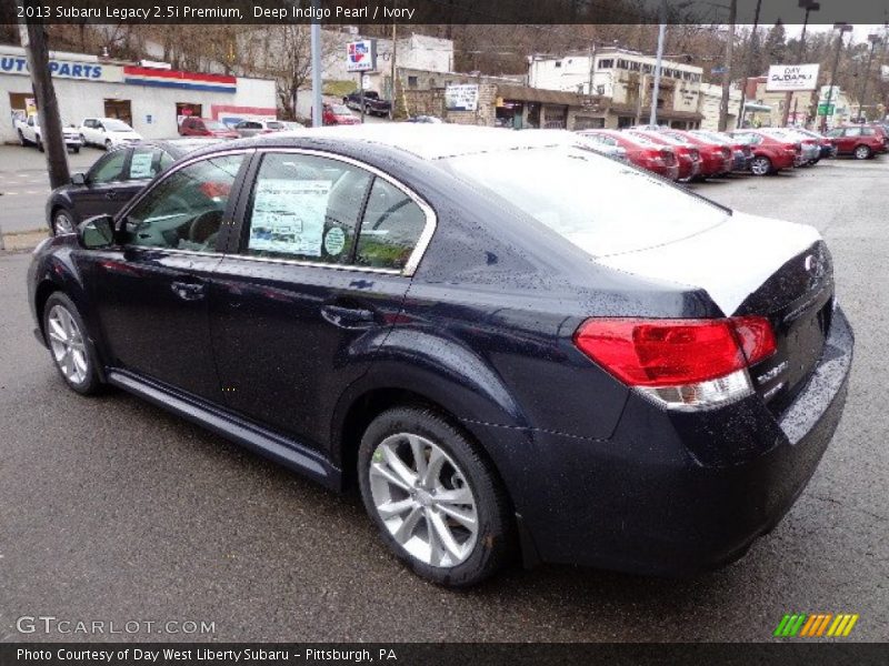 Deep Indigo Pearl / Ivory 2013 Subaru Legacy 2.5i Premium