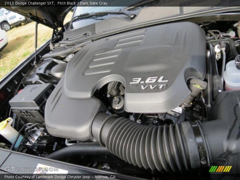 Pitch Black / Dark Slate Gray 2013 Dodge Challenger SXT