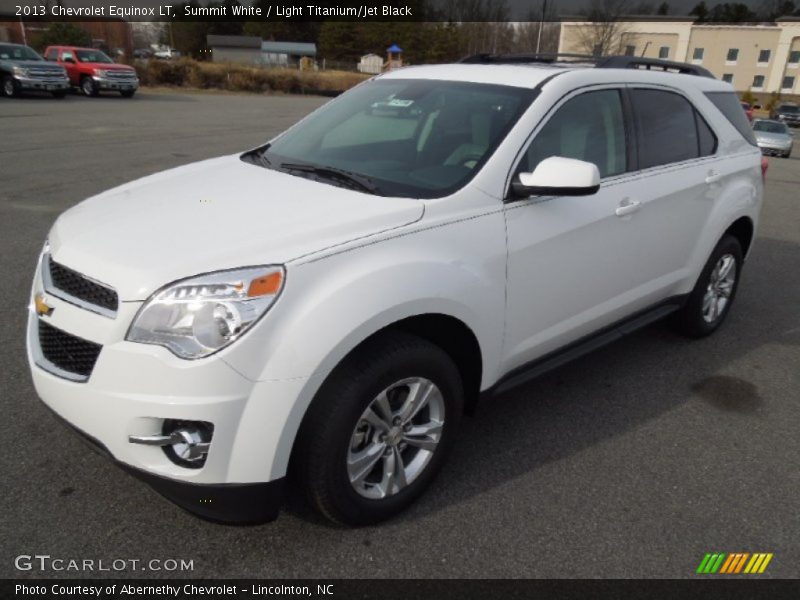 Summit White / Light Titanium/Jet Black 2013 Chevrolet Equinox LT