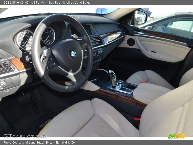 Vermilion Red Metallic / Sand Beige 2010 BMW X6 xDrive35i