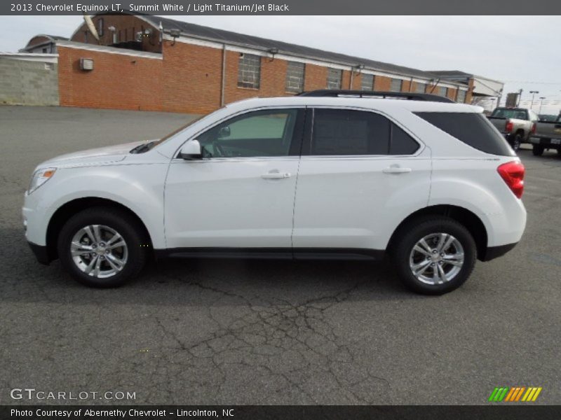 Summit White / Light Titanium/Jet Black 2013 Chevrolet Equinox LT