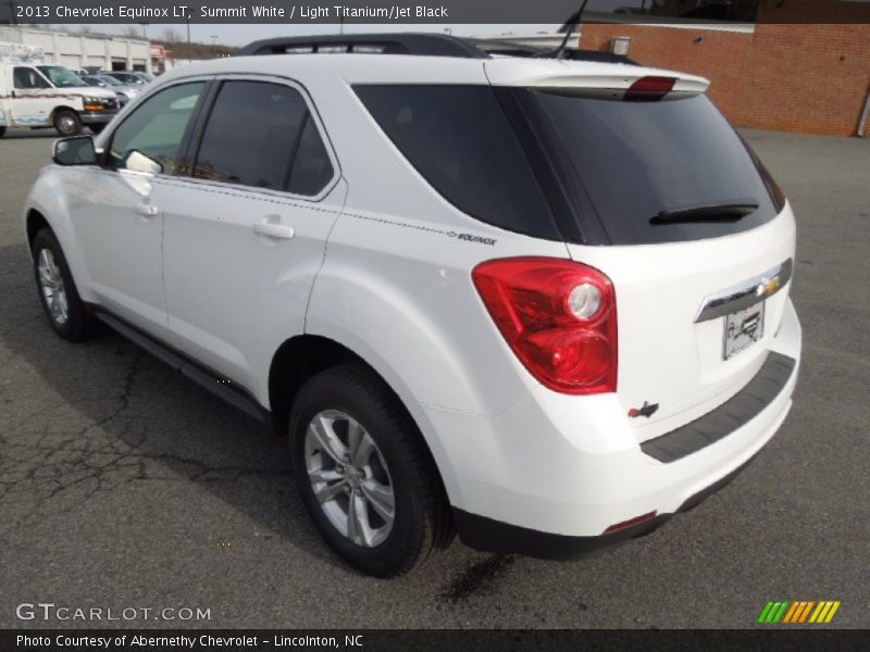 Summit White / Light Titanium/Jet Black 2013 Chevrolet Equinox LT