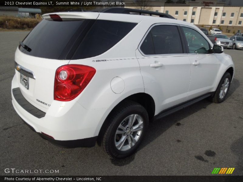 Summit White / Light Titanium/Jet Black 2013 Chevrolet Equinox LT
