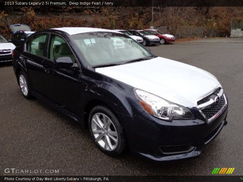 Deep Indigo Pearl / Ivory 2013 Subaru Legacy 2.5i Premium