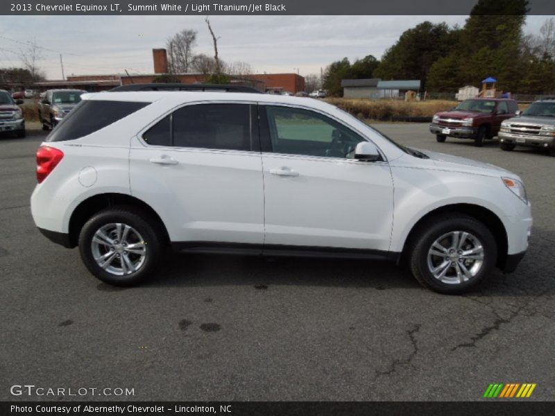 Summit White / Light Titanium/Jet Black 2013 Chevrolet Equinox LT