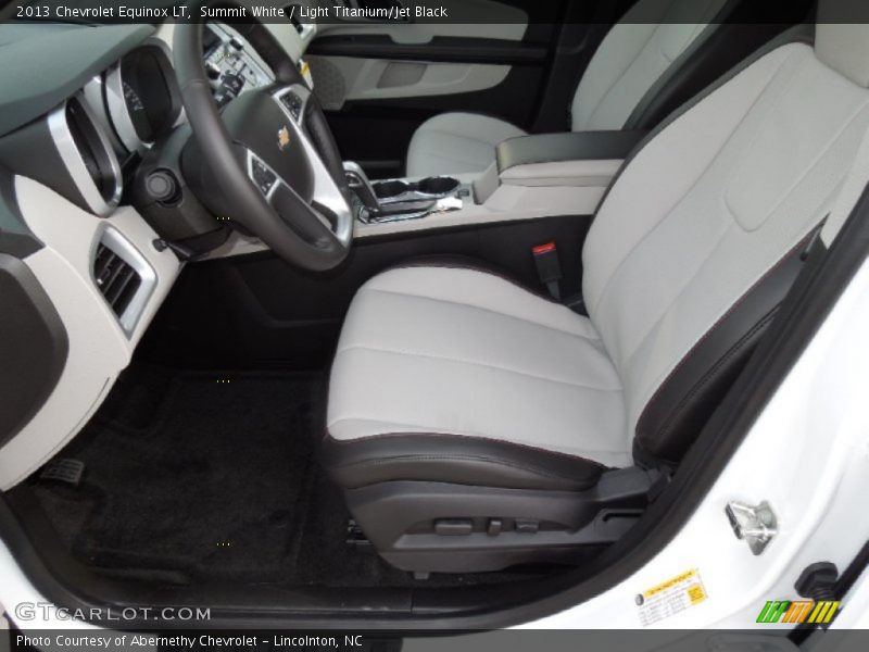 Summit White / Light Titanium/Jet Black 2013 Chevrolet Equinox LT