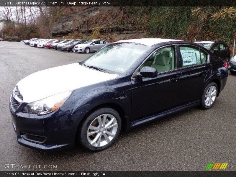 Deep Indigo Pearl / Ivory 2013 Subaru Legacy 2.5i Premium