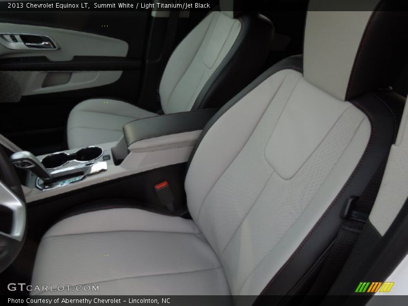 Summit White / Light Titanium/Jet Black 2013 Chevrolet Equinox LT