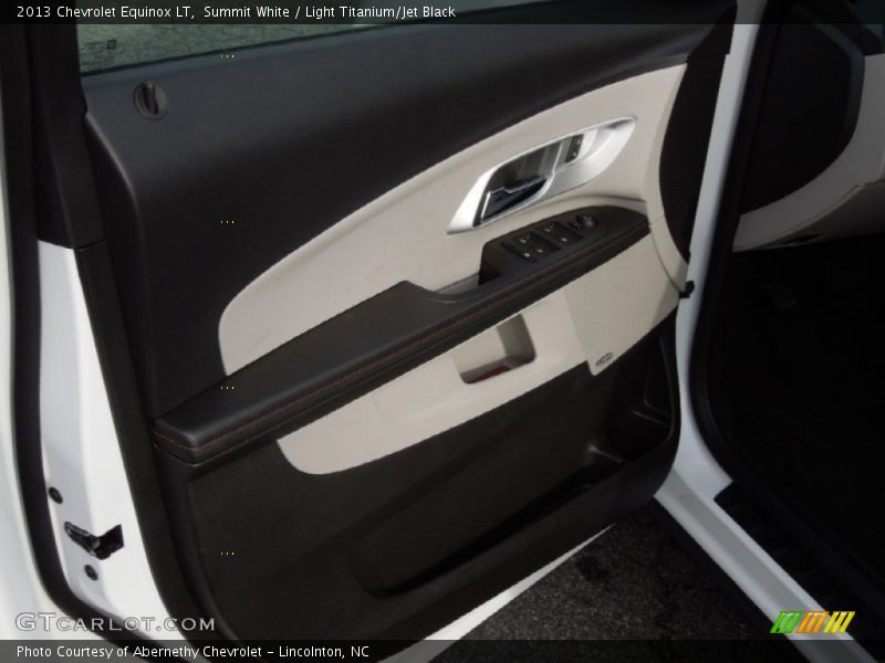 Summit White / Light Titanium/Jet Black 2013 Chevrolet Equinox LT