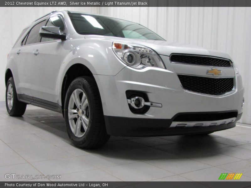 Silver Ice Metallic / Light Titanium/Jet Black 2012 Chevrolet Equinox LTZ AWD
