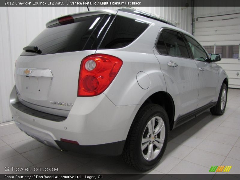 Silver Ice Metallic / Light Titanium/Jet Black 2012 Chevrolet Equinox LTZ AWD