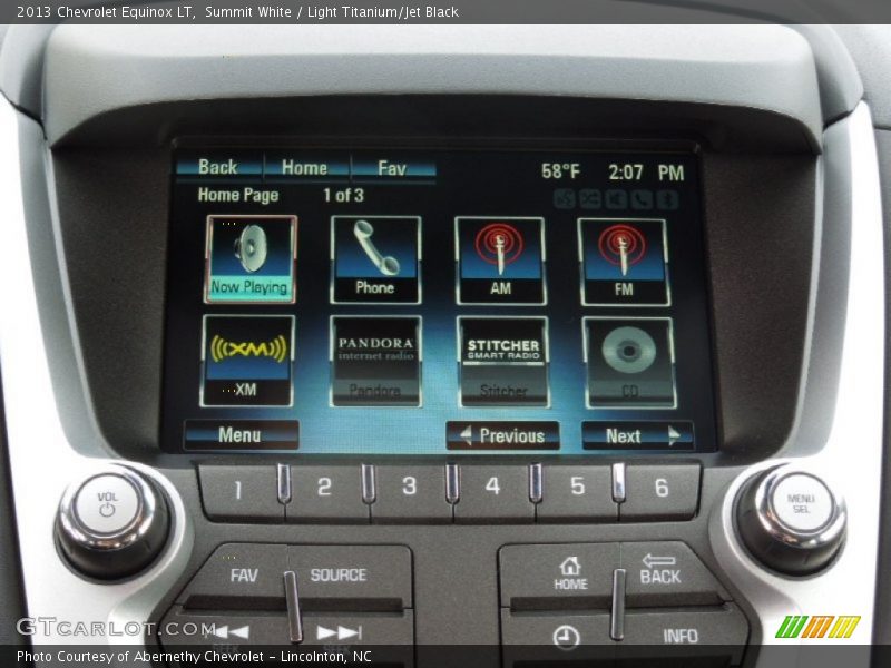 Summit White / Light Titanium/Jet Black 2013 Chevrolet Equinox LT