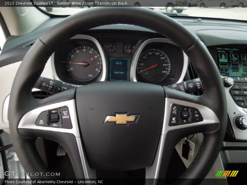 Summit White / Light Titanium/Jet Black 2013 Chevrolet Equinox LT