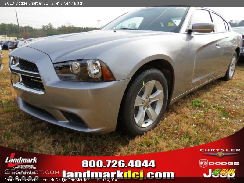 Billet Silver / Black 2013 Dodge Charger SE